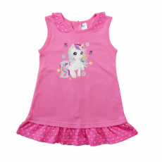  Ujjatlan vékony pamut kislány ruha