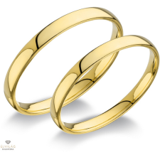 Újvilág Kollekció Arany férfi karikagyűrű 63-as méret - C25S/63-D gyűrű