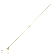 Újvilág Kollekció Arany kereszt karlánc 19 cm - 249-RO138-CR1BRCLKL karkötő