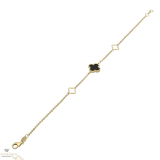 Újvilág Kollekció Arany lóhere karlánc 18 cm - 129-LP59-NER-BRCLKL karkötő