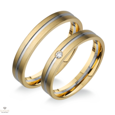 Újvilág Kollekció Arany női karikagyűrű 53-as méret - H411/N/53-DB gyűrű