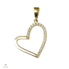 Újvilág Kollekció Arany Szív medál - NÖ-PP0317