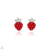 Újvilág Kollekció Ezüst gyerek eper fülbevaló - 02107-330