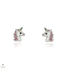 Újvilág Kollekció Ezüst gyerek unikornis fülbevaló - 02107-346