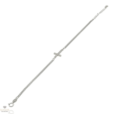 Újvilág Kollekció Ezüst kereszt karlánc 17 cm - 07118-47 karkötő