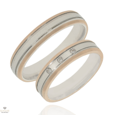 Újvilág Kollekció Ezüst női karikagyűrű 50-es méret - T419/N/50-DB gyűrű