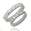 Újvilág Kollekció Ezüst női karikagyűrű 52-es méret - T419/N/52-DBR