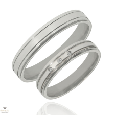 Újvilág Kollekció Ezüst női karikagyűrű 52-es méret - T419/N/52-DBR gyűrű