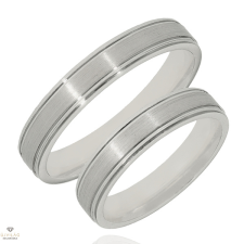 Újvilág Kollekció Ezüst női karikagyűrű 54-es méret - S475/N/54-DB gyűrű