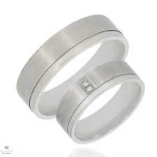 Újvilág Kollekció Ezüst női karikagyűrű 54-es méret - T616/N/54-DBR gyűrű