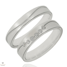 Újvilág Kollekció Ezüst női karikagyűrű 58-as méret - 408/N/58-DB gyűrű