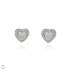 Újvilág Kollekció Ezüst szív fülbevaló - 02107-251