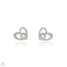 Újvilág Kollekció Ezüst szív fülbevaló - 02107-292 fülbevaló