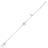 Újvilág Kollekció Ezüst szív karlánc 17 cm - 07118-43