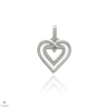 Újvilág Kollekció Ezüst szív medál - 09139-63