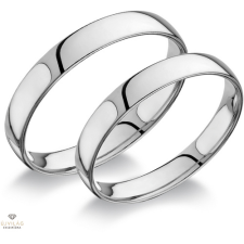 Újvilág Kollekció Fehér arany férfi karikagyűrű 60-as méret - C35F/60-D gyűrű