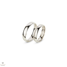 Újvilág Kollekció Fehér arany férfi karikagyűrű 72-es méret - L1/72-DB gyűrű
