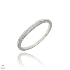 Újvilág Kollekció Fehér arany gyűrű 56-os méret - B49205 gyűrű