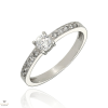 Újvilág Kollekció Fehér arany gyűrű 56-os méret - P2096F-56
