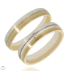 Újvilág Kollekció Fehér arany női karikagyűrű 54-es méret - RA426SF/N/54-DB