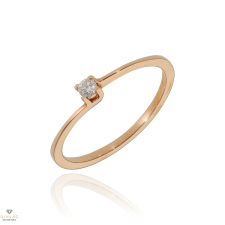 Újvilág Kollekció Rosé arany gyűrű 50-es méret - B49060 gyűrű