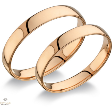 Újvilág Kollekció Rosé arany női karikagyűrű 51-es méret - C35V/N/51-D gyűrű