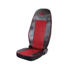  Üléshuzat készlet Scania R Series 2006-2020, fekete, piros ülésbetét, üléshuzat