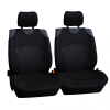 Üléshuzat univerzális (nagy méretű), betétes fekete-fekete első ülésekre