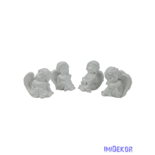  Ülő angyalka figura 7cm dekorációs kellék