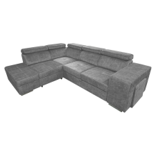  Ülőgarnitúra, szürke, balos, MALAGA bútor