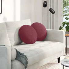  Ülőpárnák 2 pcs Bordó Ø40 x 13 cm szövet lakástextília