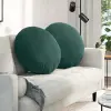  Ülőpárnák 2 pcs Sötétzöld Ø80 x 29 cm Bársony