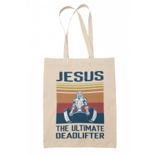  Ultimate Jézus Deadlift - Vászontáska kézitáska és bőrönd