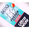  Ultra Wide Barbless Feeder  - Előkötött Szakáll Nélküli Feeder Előke 8-as 0.10mm fonott damil - 7mm tüske