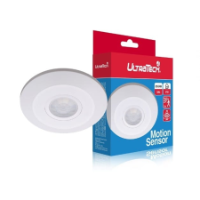  Ultratech mennyezeti mozgásérzékelő 360° vékony kivitel MS106WH villanyszerelés