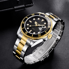  ULYSSES díszdobozos karóra feket-arany-ezüst CB94 karóra