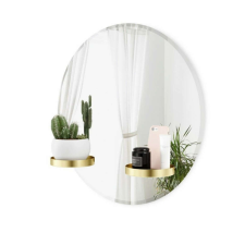  UMBRA fali tükör PERCH 60 cm sárgaréz bútor