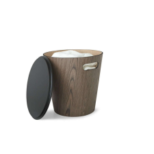 Umbra Woodrow Multifunkciós Diófa Tároló Asztal Fekete bútor