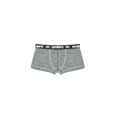 Umbro Férfi alsónadrág - pamut boxeralsó - M - világosszürke fekete derékgumival - Umbro férfi alsó