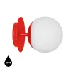 UMMO Lighting Plaat  piros-fehér vízvédett fali lámpa (UMM-PLC1120S0) E27 1 izzós IP44