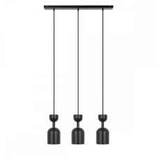 UMMO Lighting Supuru  fekete függesztett lámpa (UMM-SUL322P0) GU10 3 izzós IP20 világítás