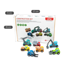 UMU Toys Építőipari járműkészlet, UMU Toys autópálya és játékautó