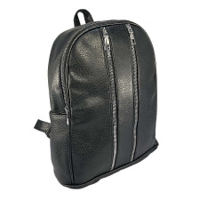 Unbranded Műbőr fekete hátizsák 32066 kézitáska és bőrönd