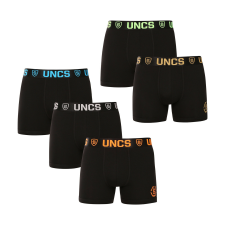 UNCS 5PACK férfi boxeralsók UNCS fekete (24Z207PSPP) XL férfi alsó