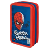 Undercover Gmbh Scooli háromszintes tolltartó (EberhardFaber írószerekkel töltött), Spider-Man