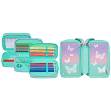 Undercover Gmbh Scooli háromszintes töltött tolltartó, Butterfly Wishes (4) tolltartó