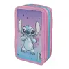 Undercover Gmbh Scooli háromszintes töltött tolltartó, Lilo & Stitch (6)