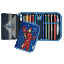 Undercover Gmbh Scooli tolltartó (EberhardFaber írószerekkel töltött), Avengers tolltartó