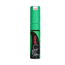 UNI Chalk PWE-8K fluor zöld folyékony krétafilc filctoll, marker