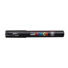 UNI Dekormarker, 0,7 mm, UNI Posca PC-1MR , fekete filctoll, marker